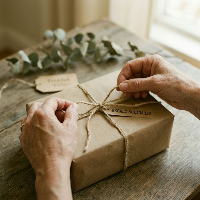 Detalle de un Regalo Solidario
